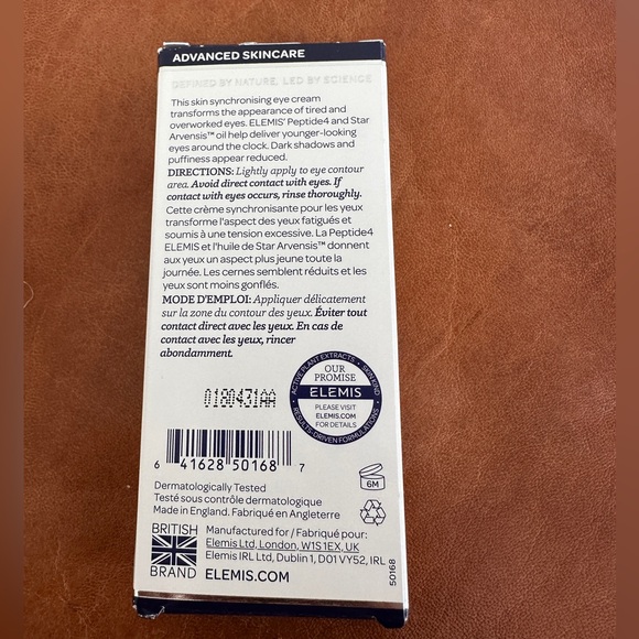 Elemis Peptide Eye Recovery cream new in box - Picture 3 of 4